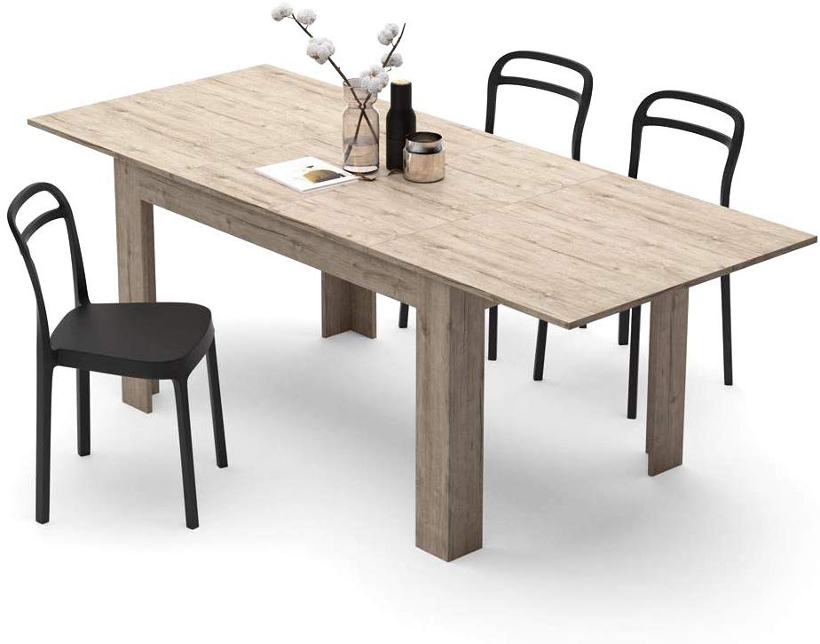 Table de cuisine extensible en mélaminé MOBILI FIVER TAVESTNAT